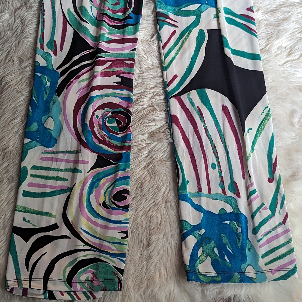Euc Alexis Abstract Print Jumpsuit - image 3